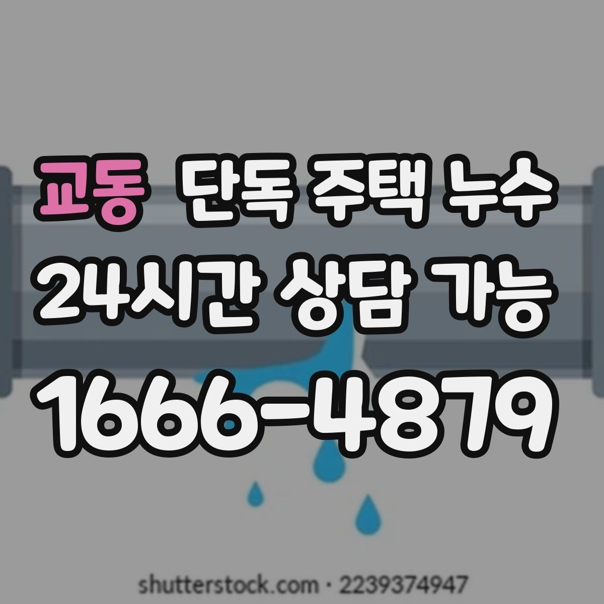 교동 단독 주택 누수 도배 새로 했는데 다시 얼룩이 생기는 이유
