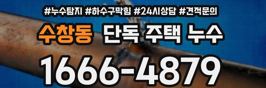 수창동 단독 주택 누수