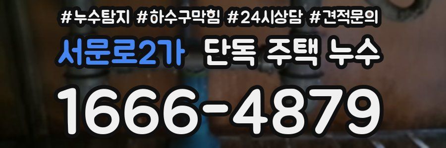 서문로2가 단독 주택 누수