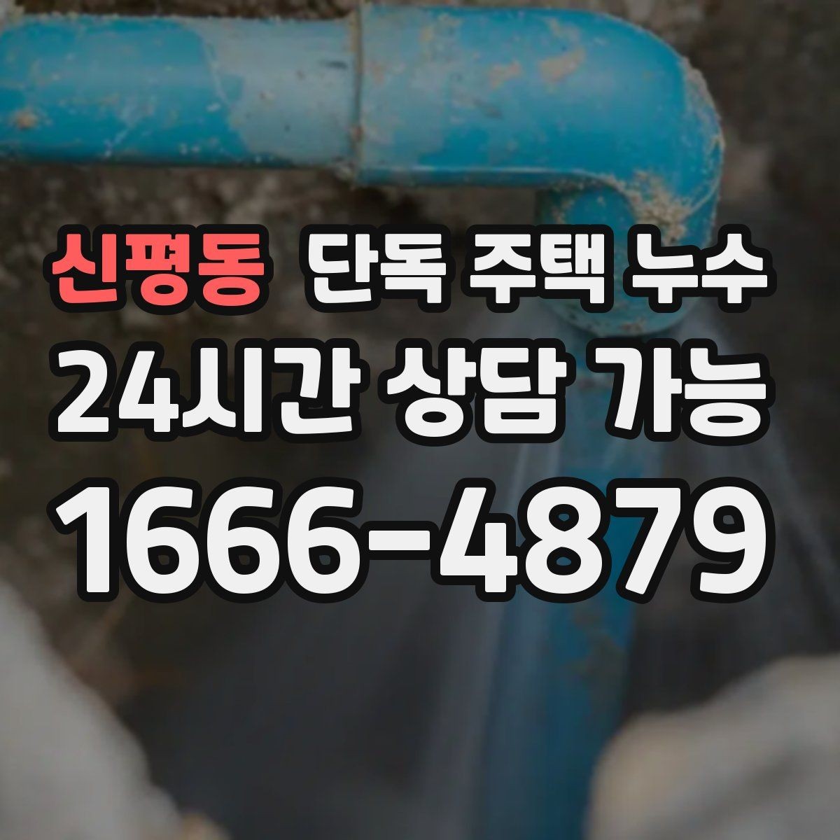 신평동 단독 주택 누수 처마 아래 물자국이 보이면 의심할 것