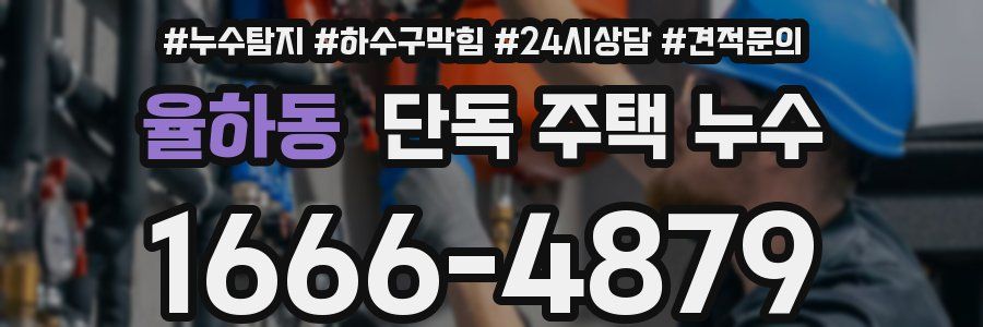 율하동 단독 주택 누수