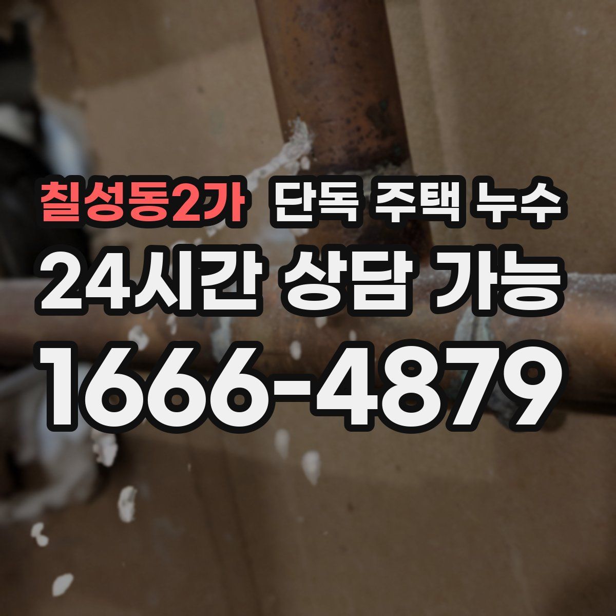 칠성동2가 단독 주택 누수