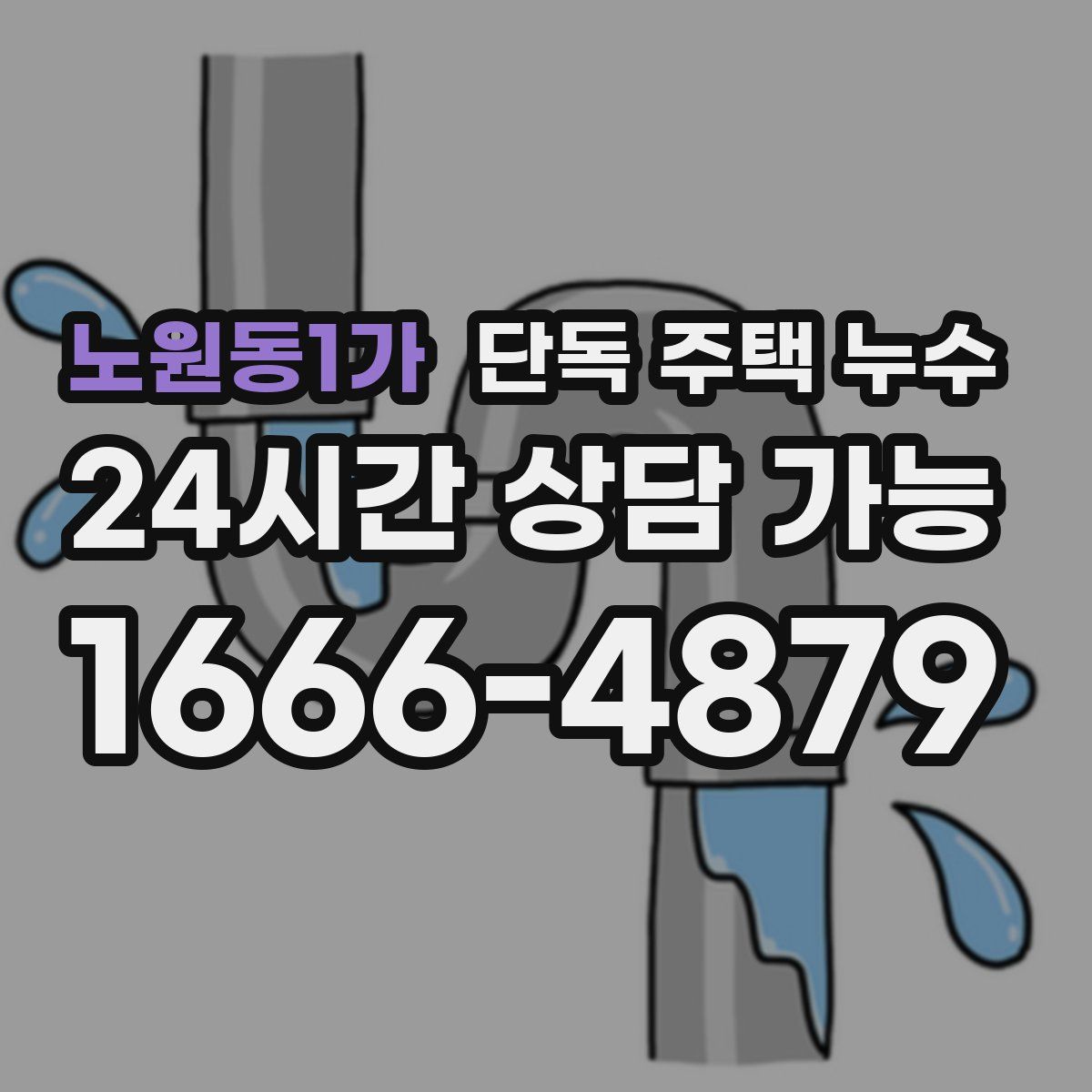 노원동1가 단독 주택 누수