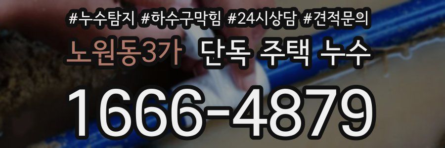 노원동3가 단독 주택 누수