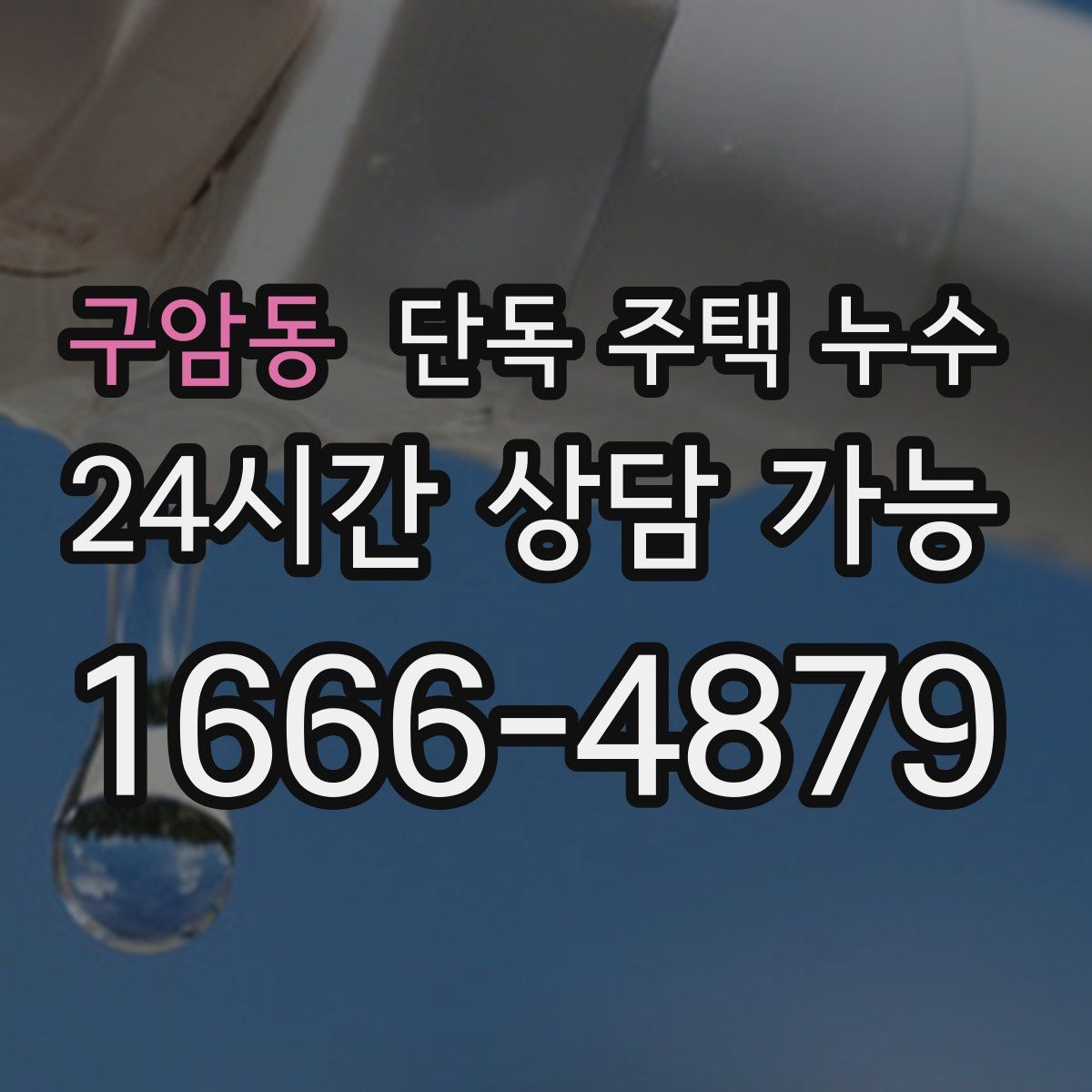 구암동 단독 주택 누수