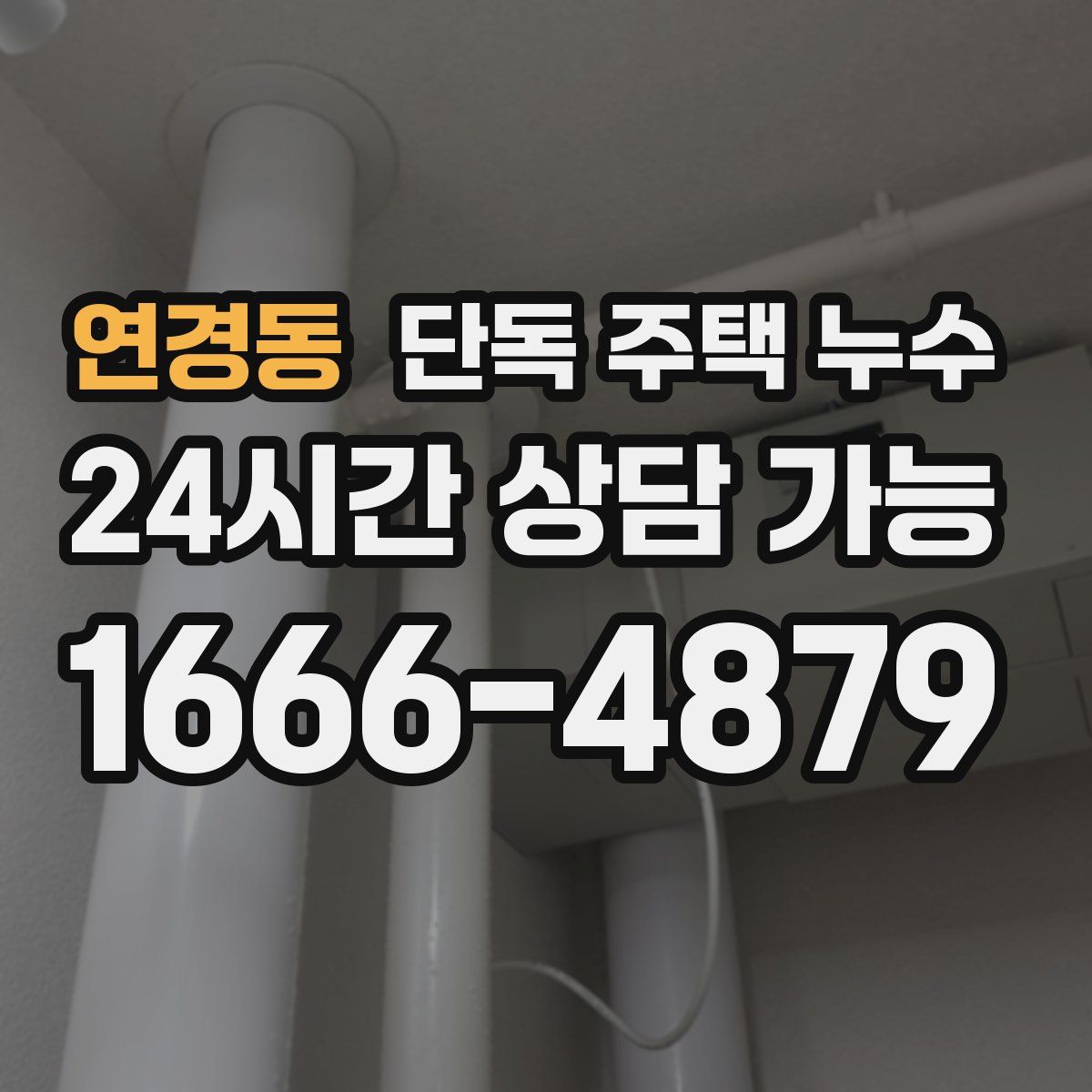 연경동 단독 주택 누수