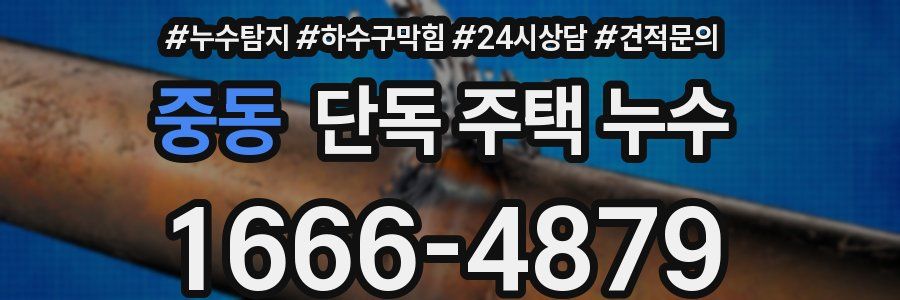 중동 단독 주택 누수