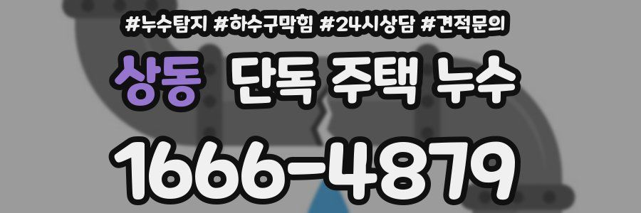 상동 단독 주택 누수