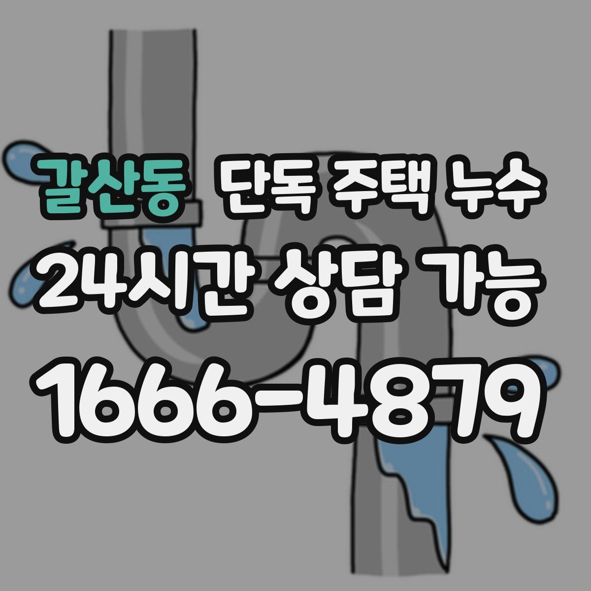 갈산동 단독 주택 누수