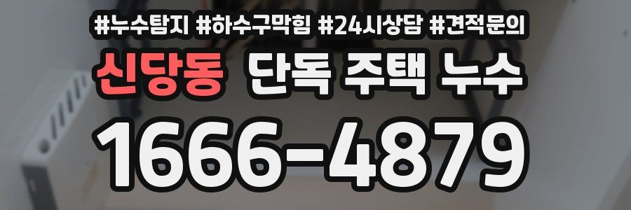 신당동 단독 주택 누수