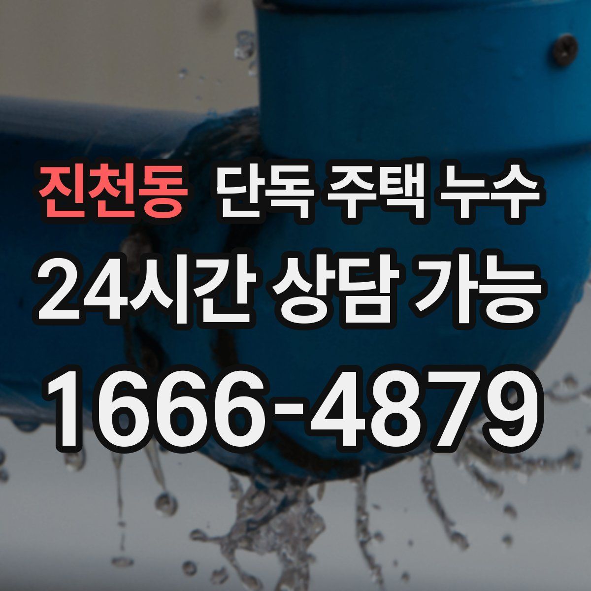 진천동 단독 주택 누수