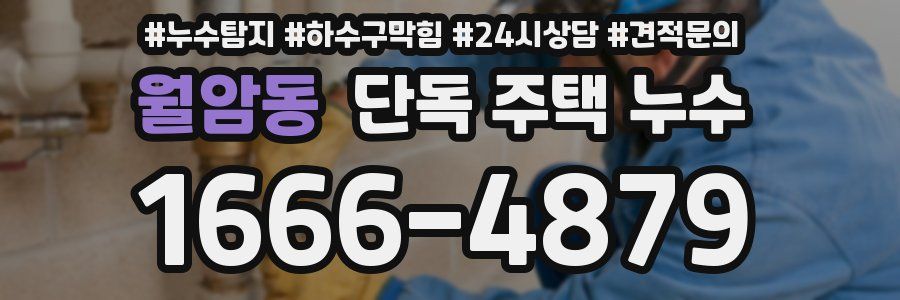 월암동 단독 주택 누수