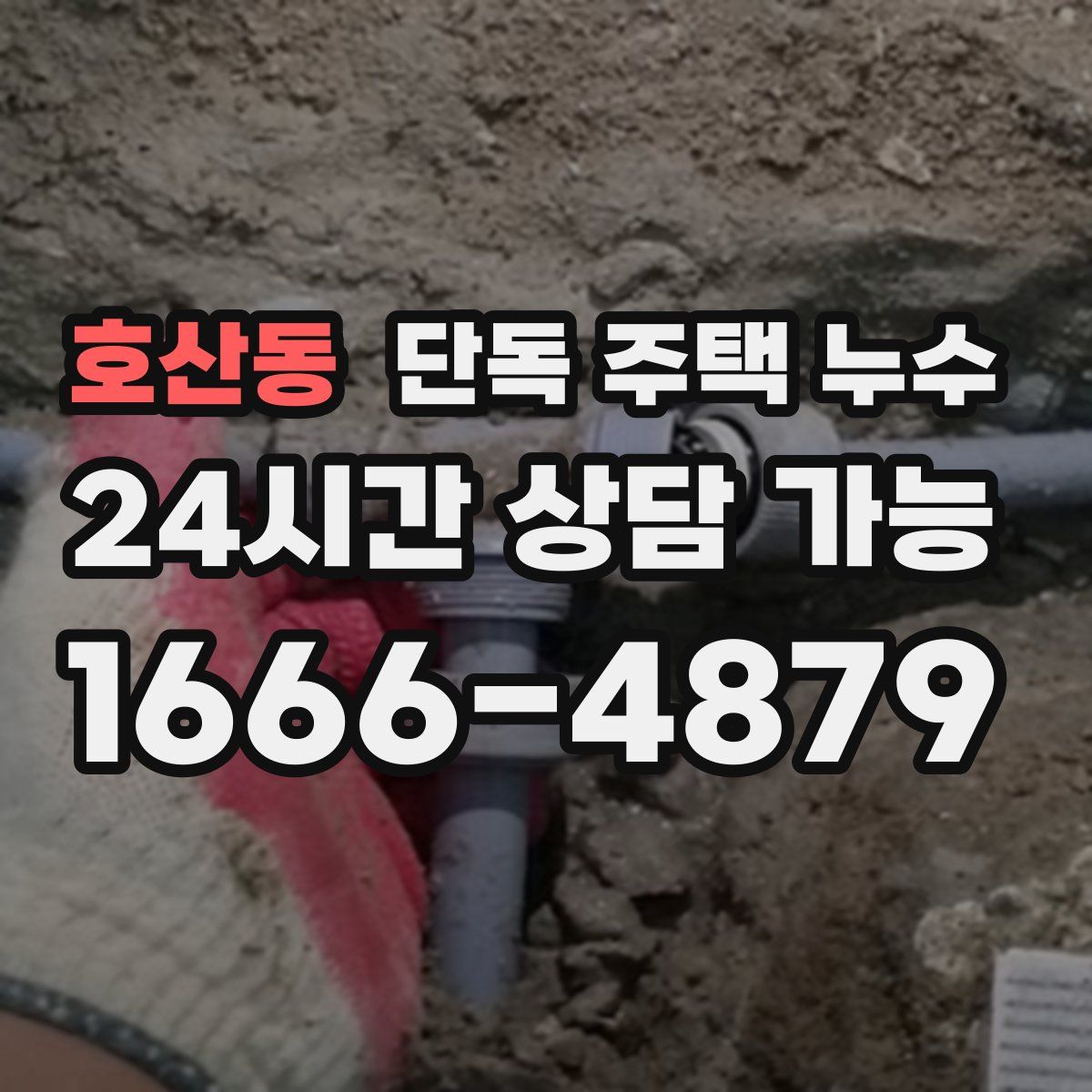 호산동 단독 주택 누수