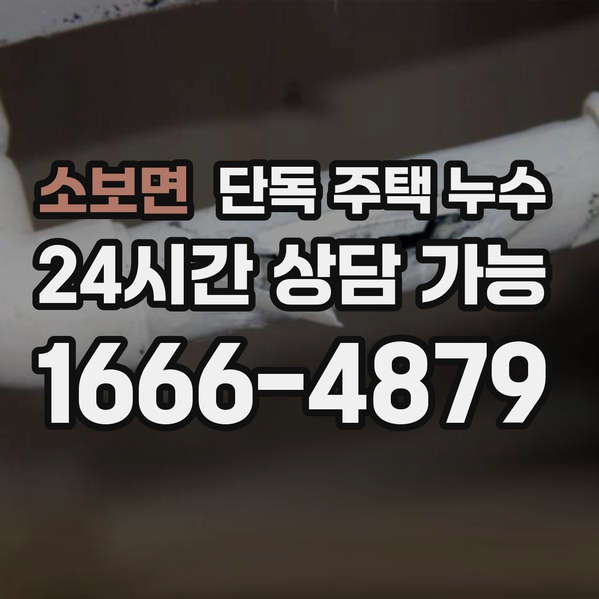 소보면 단독 주택 누수 외벽 실금이 늘어난 듯 보이면 점검