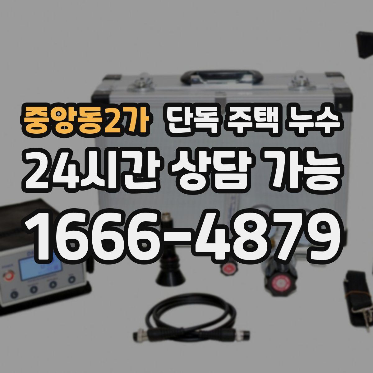 중앙동2가 단독 주택 누수