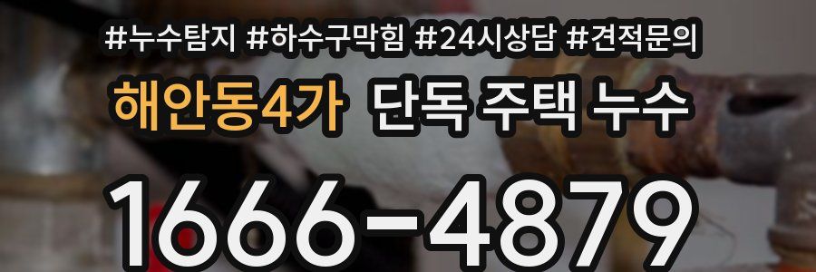 해안동4가 단독 주택 누수
