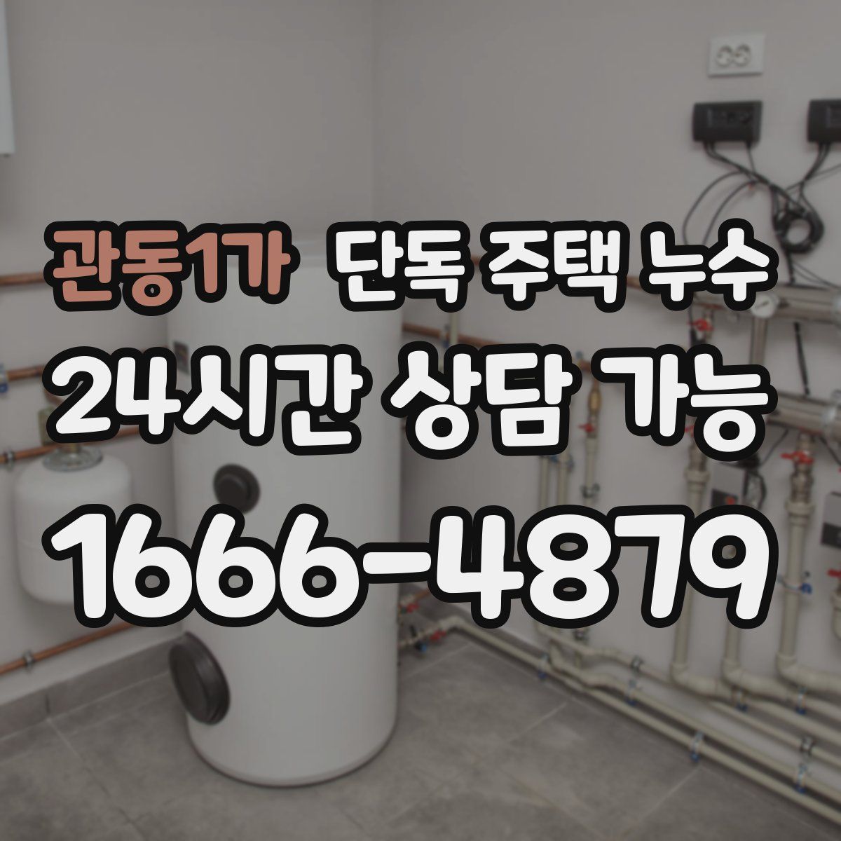 관동1가 단독 주택 누수