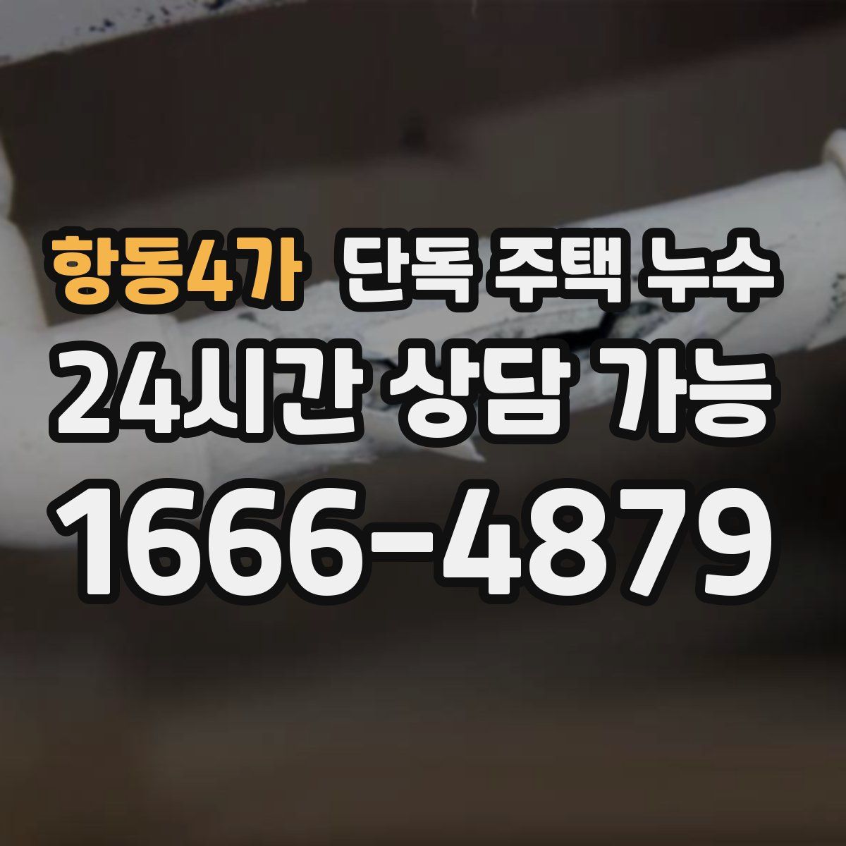 항동4가 단독 주택 누수