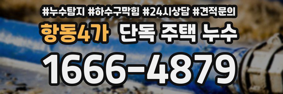 항동4가 단독 주택 누수