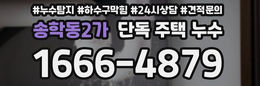 송학동2가 단독 주택 누수