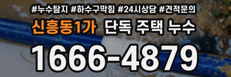 신흥동1가 단독 주택 누수