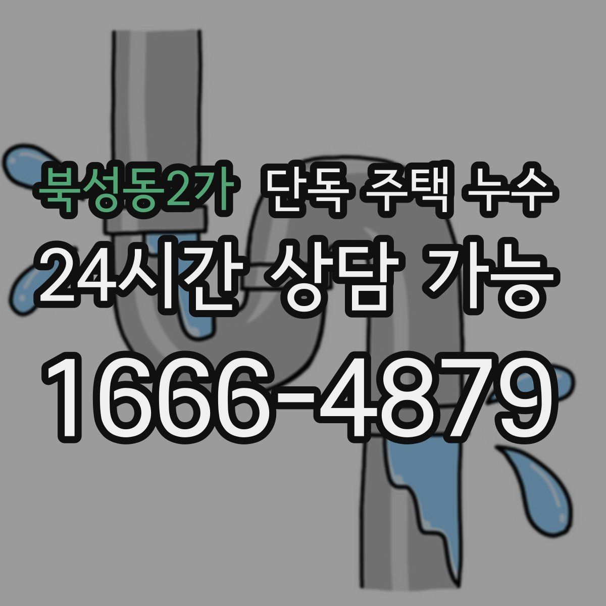 북성동2가 단독 주택 누수