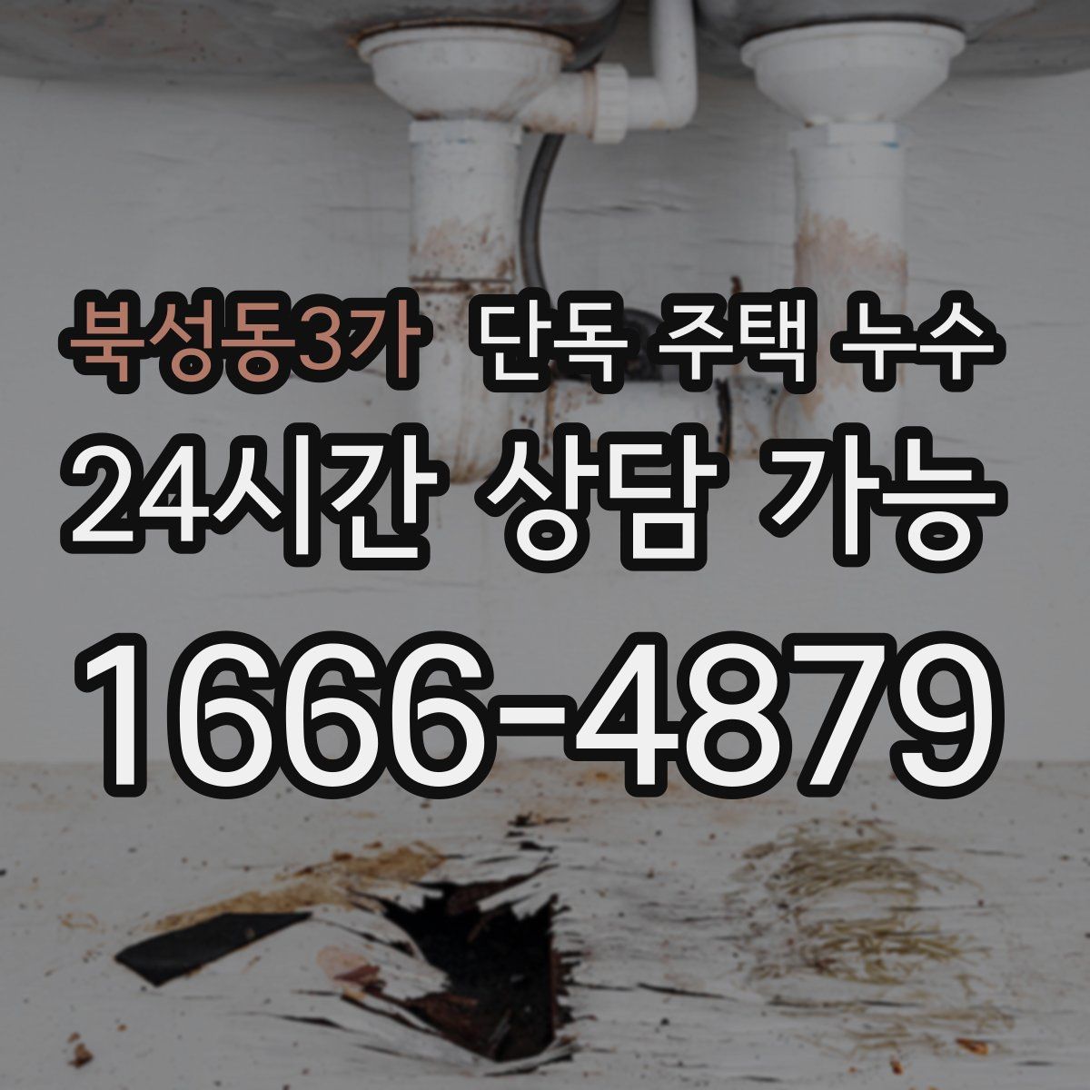 북성동3가 단독 주택 누수