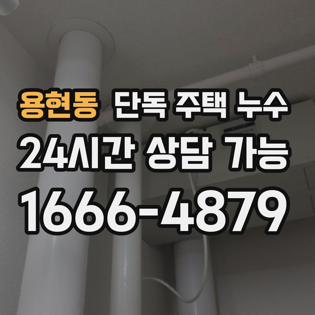 용현동 단독 주택 누수 계량기 확인만으로 1차 점검하는 법