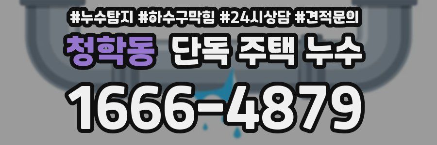 청학동 단독 주택 누수