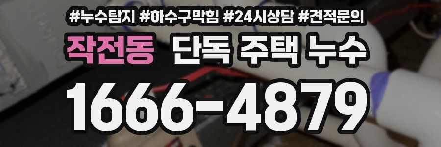 작전동 단독 주택 누수