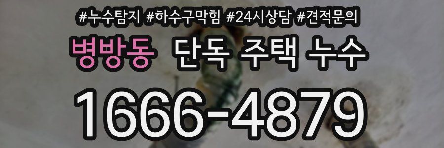 병방동 단독 주택 누수