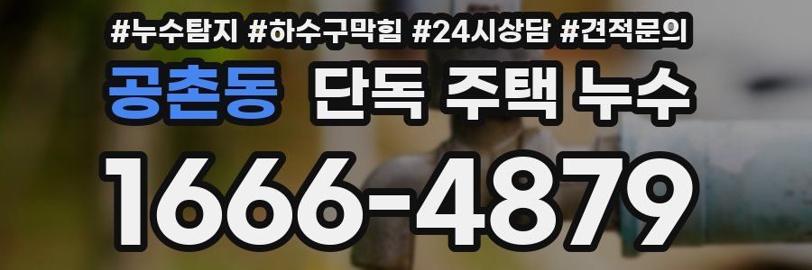 공촌동 단독 주택 누수