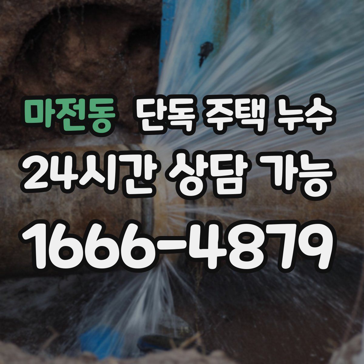 마전동 단독 주택 누수