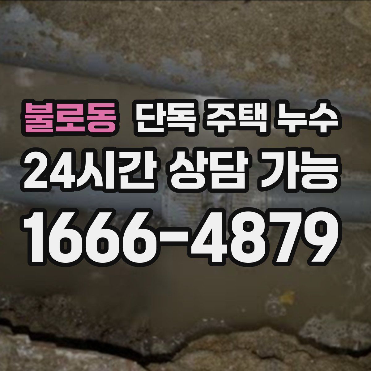 불로동 단독 주택 누수