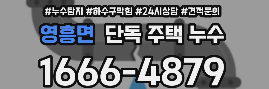 영흥면 단독 주택 누수