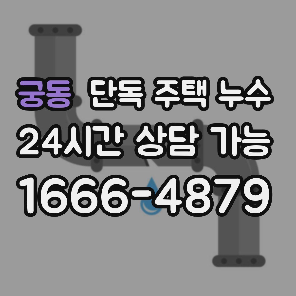 궁동 단독 주택 누수 현관 근처만 젖는다면 배수 문제 의심