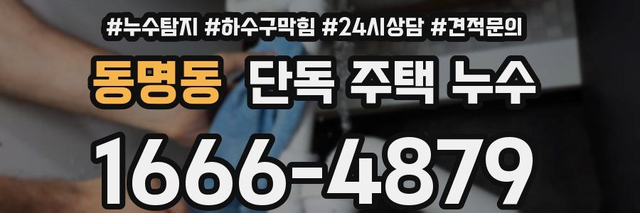 동명동 단독 주택 누수