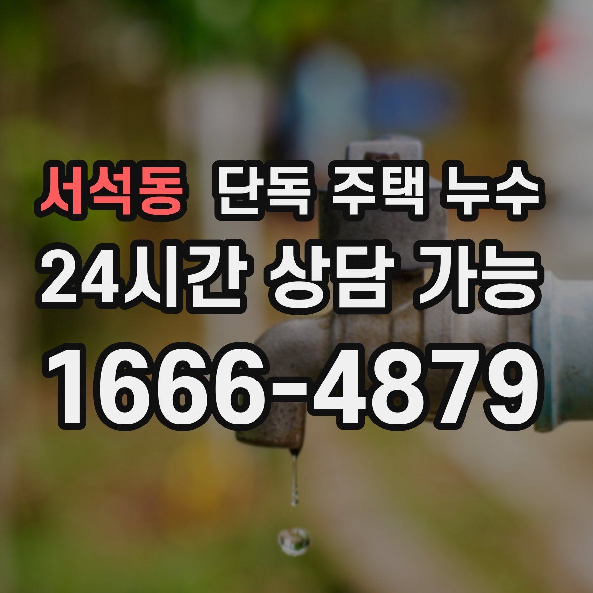 서석동 단독 주택 누수