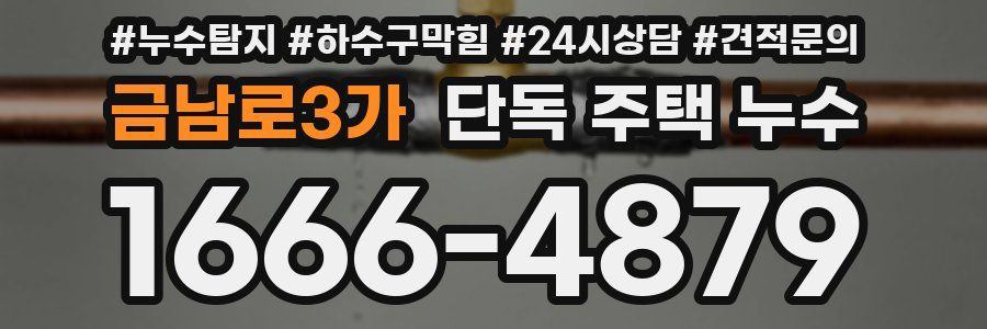금남로3가 단독 주택 누수