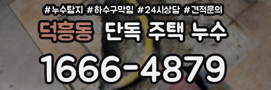 덕흥동 단독 주택 누수