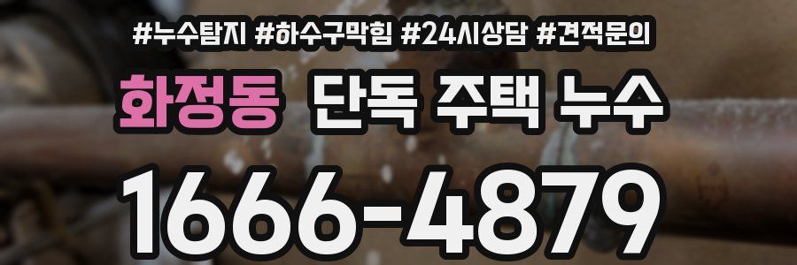 화정동 단독 주택 누수