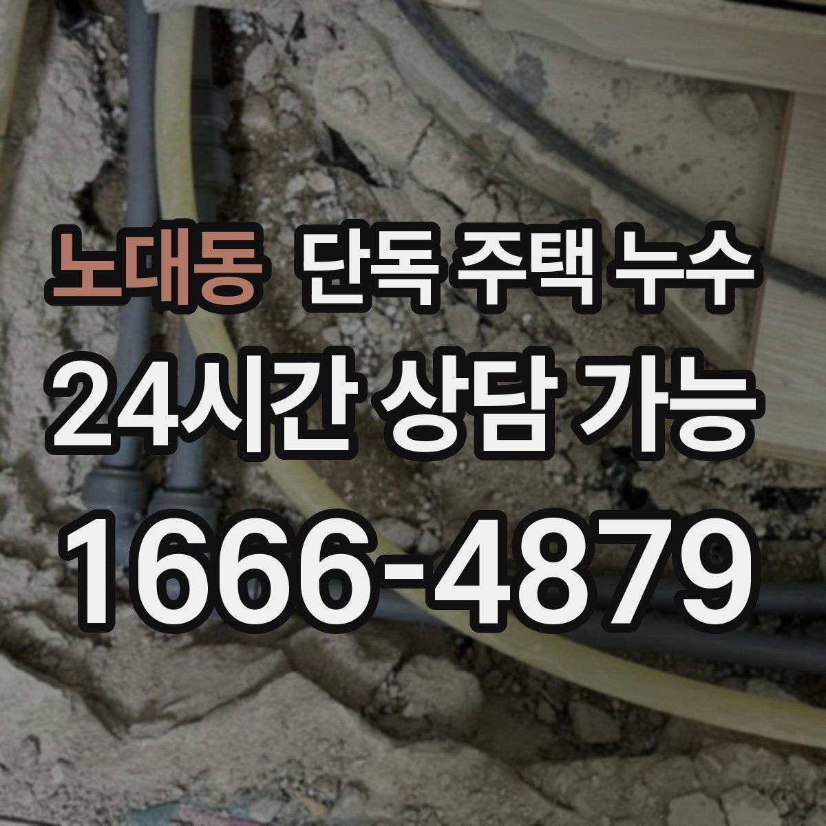 노대동 단독 주택 누수