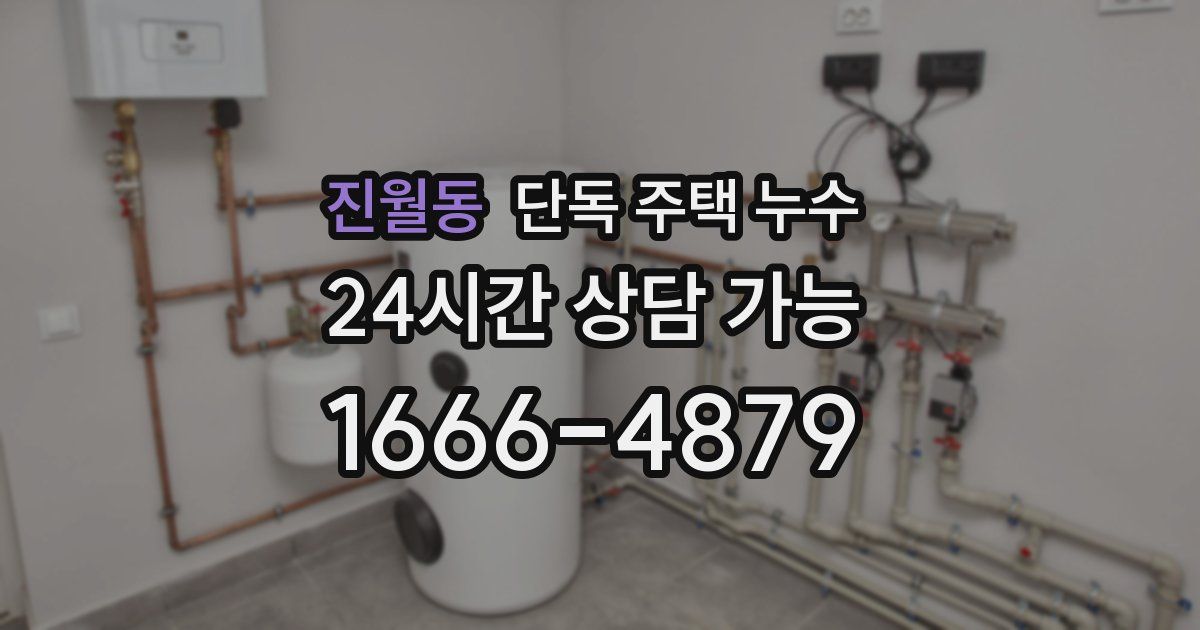 진월동 단독 주택 누수