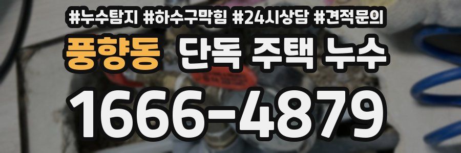 풍향동 단독 주택 누수