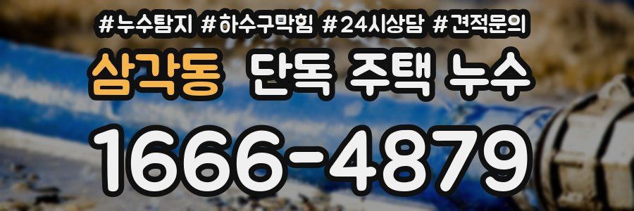 삼각동 단독 주택 누수