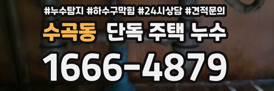 수곡동 단독 주택 누수