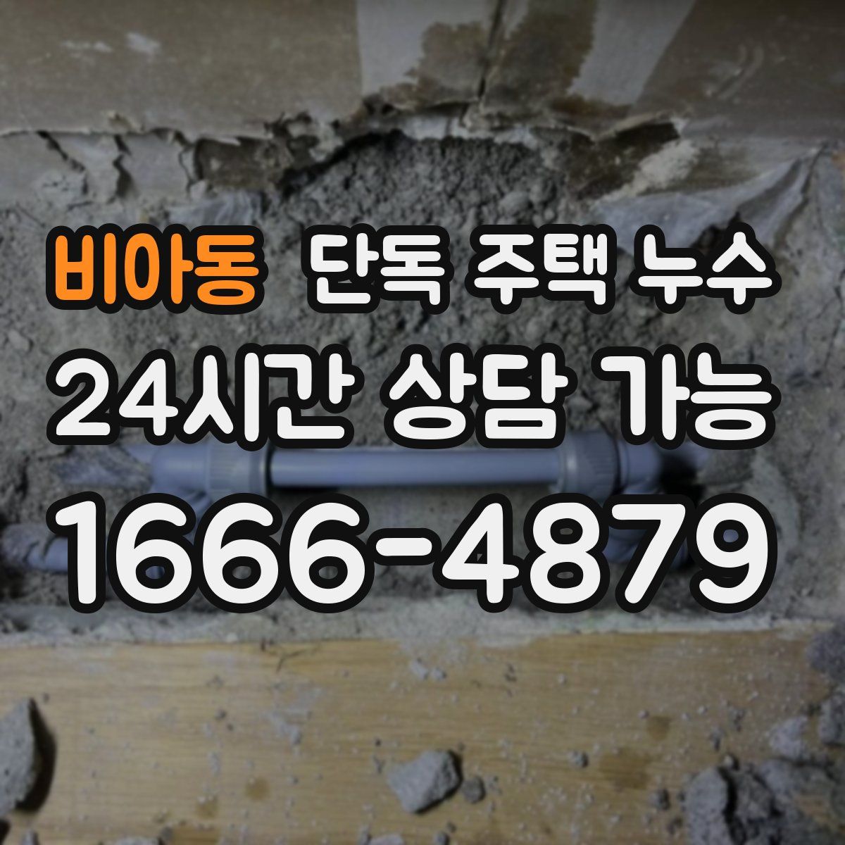 비아동 단독 주택 누수