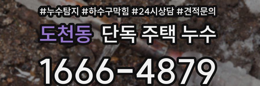 도천동 단독 주택 누수