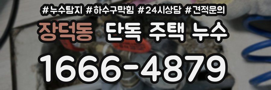 장덕동 단독 주택 누수