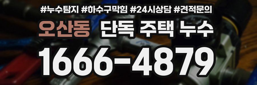 오산동 단독 주택 누수